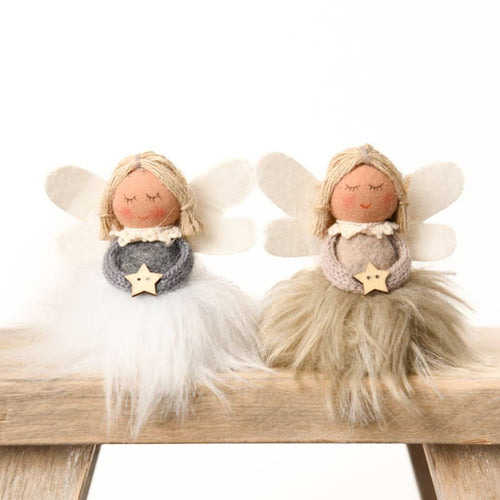 8cm Fabric Angels