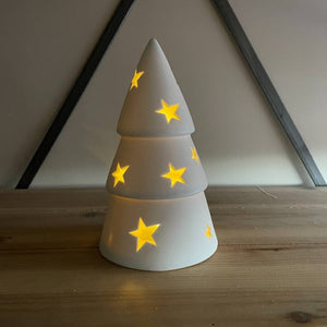 Star Ceramic Christmas Tree, 16cm