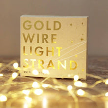 Load image into Gallery viewer, 30 Battery Powered Led Gold Wire String Lights