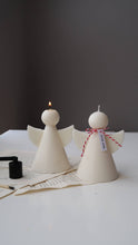 Load image into Gallery viewer, Angel candle | Christmas decor | Winter decor 