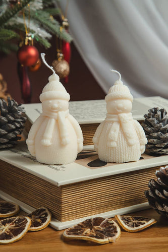 Snowman Soy Wax Candle