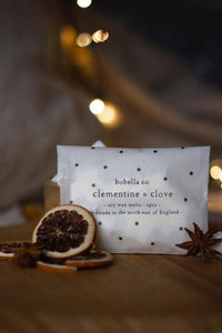 Christmas Wax Melts in Clementine & Clove