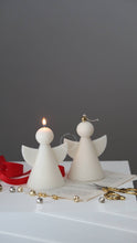 Load image into Gallery viewer, Angel candle | Christmas decor | Winter decor 