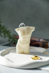 Naked Male Torso Candle