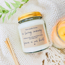 Load image into Gallery viewer, In loving memory handmade soy scented candle