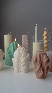 Palm leaf soy candle | Boho Home decor | Wedding decor