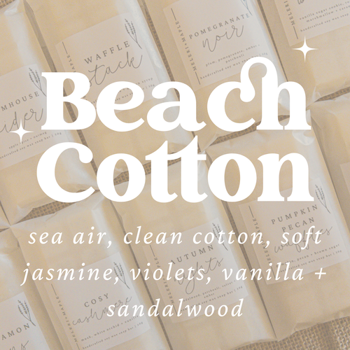 Beach Cotton Scented Snap Bar Wax Melt