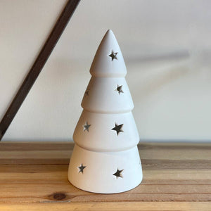 Star Ceramic Christmas Tree, 21.5cm