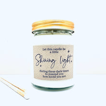 Load image into Gallery viewer, Shining light handmade soy scented candle