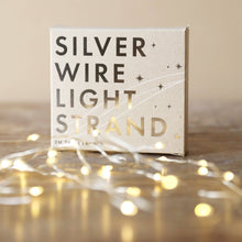 Load image into Gallery viewer, 30 Battery Powered Led Silver Wire String Lights