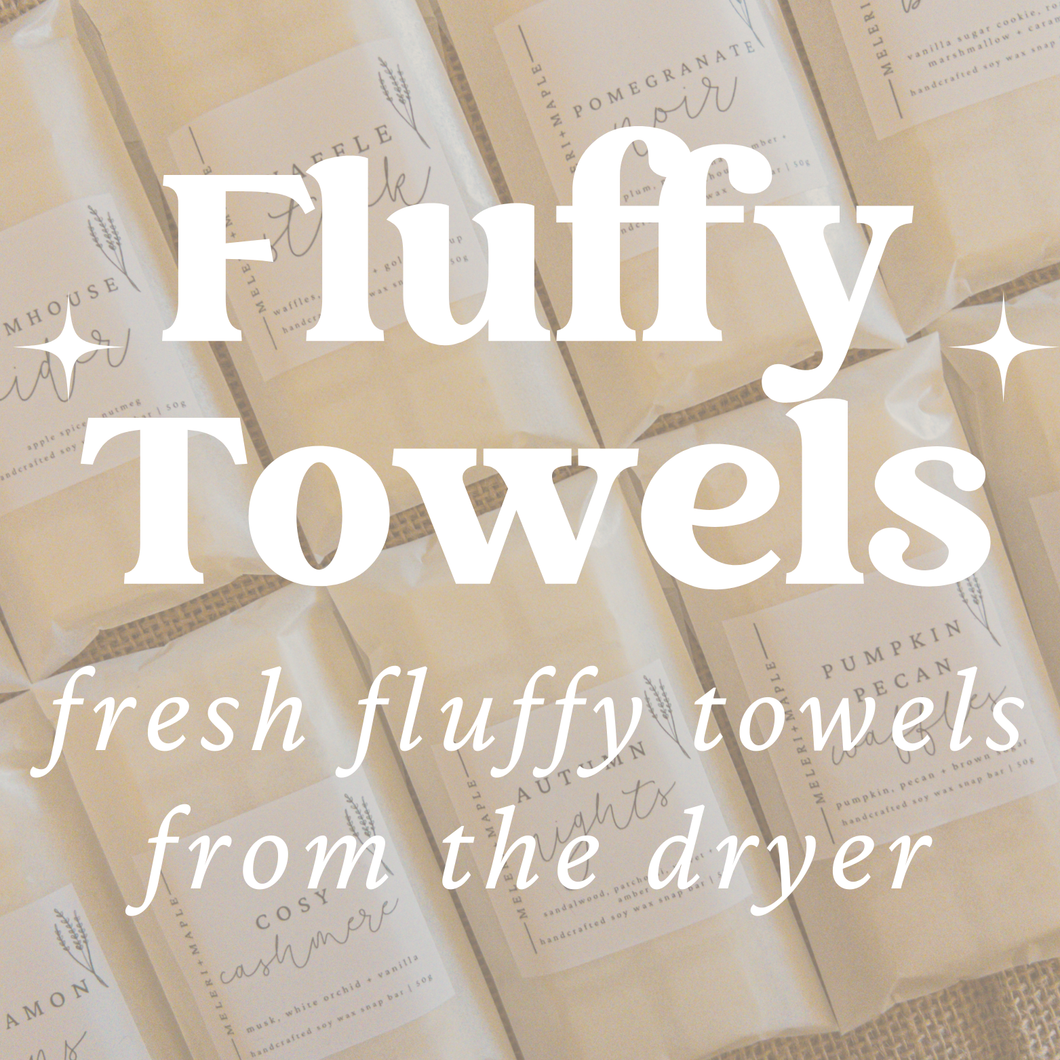 Fluffy Towels Scented Snap Bar Wax Melt