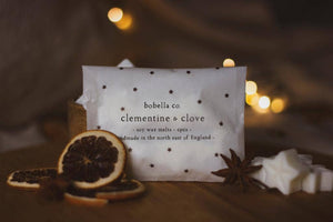 Christmas Wax Melts in Clementine & Clove