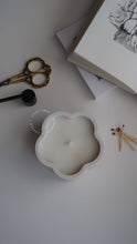 Load image into Gallery viewer, Flora - coconut wax candle in flower shaped jar - pre order