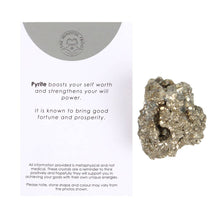 Load image into Gallery viewer, Pyrite Healing Rough Crystal