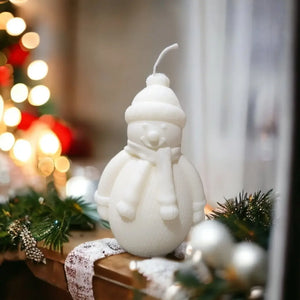 Snowman Soy Wax Candle