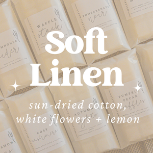 Soft Linen Scented Snap Bar Wax Melt