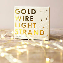 Load image into Gallery viewer, 30 Battery Powered Led Gold Wire String Lights