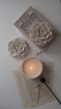 Load image into Gallery viewer, Rosa - coconut wax candle with rose shaped lid - pre order