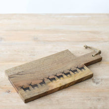 Load image into Gallery viewer, Reindeer Design Chopping Board