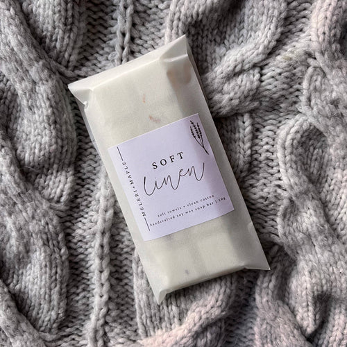 Soft Linen Scented Snap Bar Wax Melt