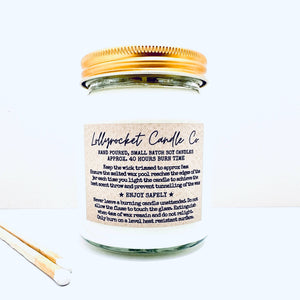 All the love in the world handmade soy scented candle