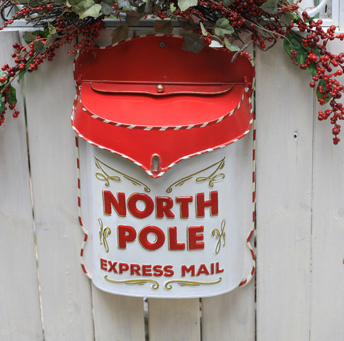 Santa Letter Box For Outside Christmas Decorations