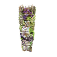 Load image into Gallery viewer, 6in Ritual Smudge Stick with Rosemary, Lavender and Abalone