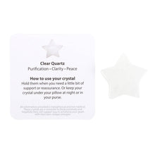 Load image into Gallery viewer, You&#39;re a Star Lucky Clear Quartz Crystal Star in a Bag