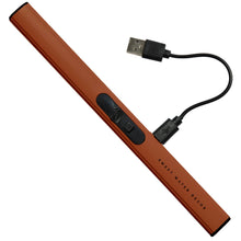 Load image into Gallery viewer, *NEW* Burnt Orange Rechargeable Electric Lighter -Home Decor