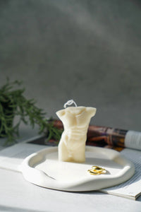 Naked Male Torso Candle