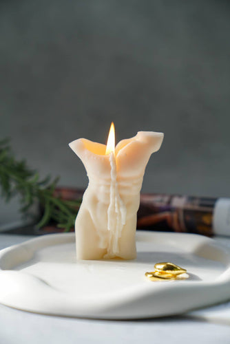 Naked Male Torso Candle