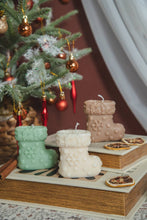 Load image into Gallery viewer, Christmas boot | Soy wax candle | Handmade