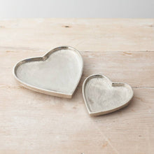 Load image into Gallery viewer, Silver Heart Plate, 15cm