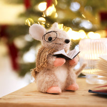 Load image into Gallery viewer, Christmas Carol Mouse Standing Decoration