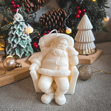 Load image into Gallery viewer, Santa Claus sleeping handmade candle decor | Soy wax