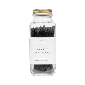 Safety Matches, All Black - Fall Home Decor & Gifts