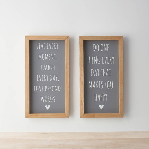 Framed Quote Signs