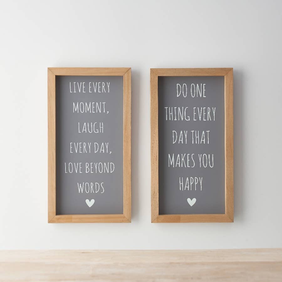 Framed Quote Signs